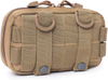 Tactical Molle Admin Pouch Kompaktowa torba narzędziowa 1000D EDC z paskiem na ramię # 5856
