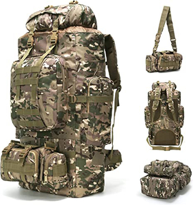 Plecak kempingowy 100L Plecak Molle Plecak wojskowy Camping Backpacking Daypack # B0015