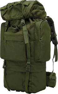 Plecak taktyczny z wewnętrzną ramą i osłoną przeciwdeszczową Wodoodporny plecak #B50152
