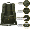 Plecak taktyczny Plecak turystyczny Molle do jazdy na rowerze i jazdy na rowerze 20L/25L #B2103