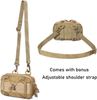 Tactical Molle Admin Pouch Kompaktowa torba narzędziowa 1000D EDC z paskiem na ramię # 5856
