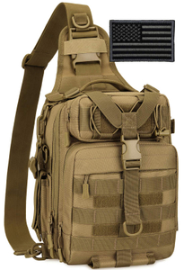 Tactical Sling Military MOLLE Crossbody Pack Chest Backpack # B031