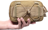 Tactical Molle Admin Pouch Kompaktowa torba narzędziowa 1000D EDC z paskiem na ramię # 5856