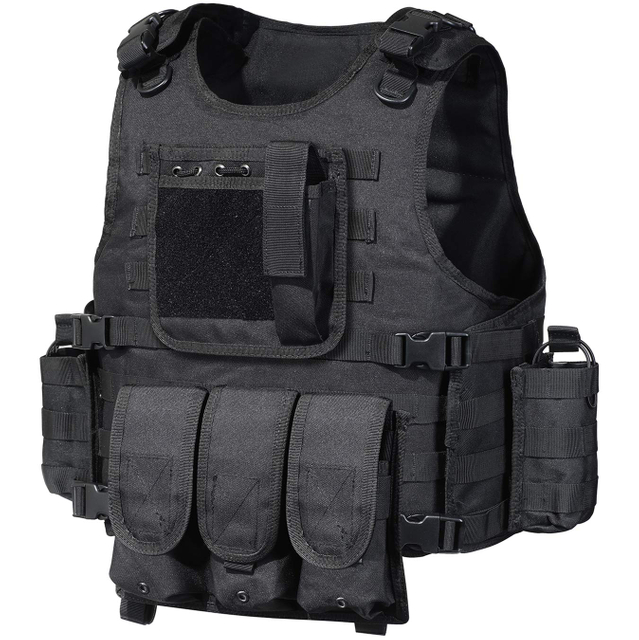 Kamizelka taktyczna do paintballa Airsoft z pełną ochroną #V072